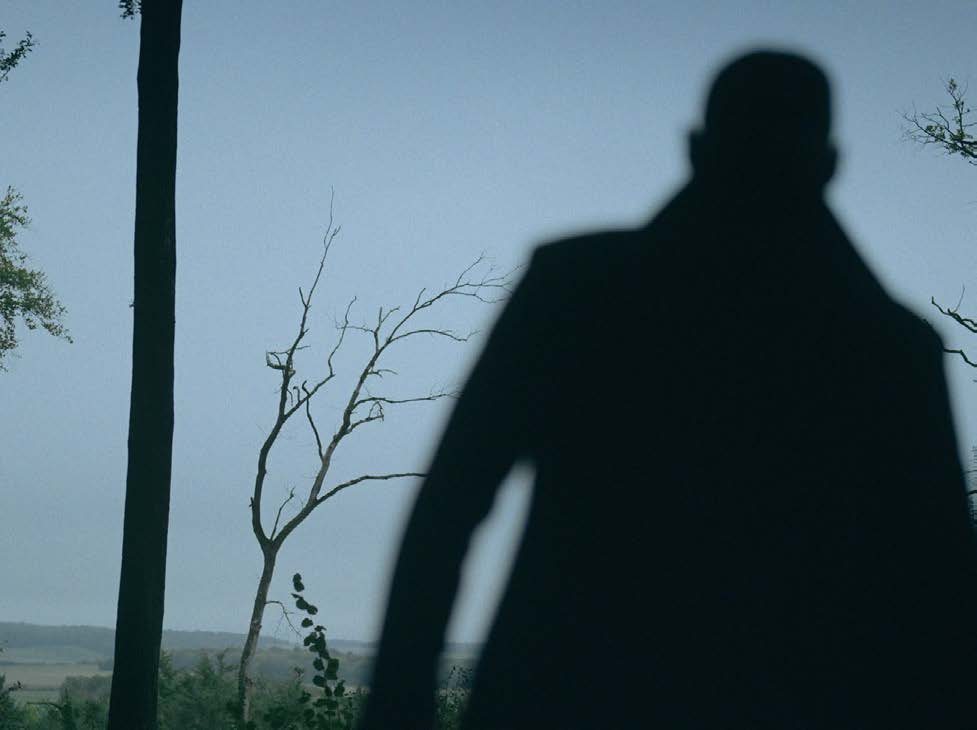 Silhouette de Volodymyr dans un paysage